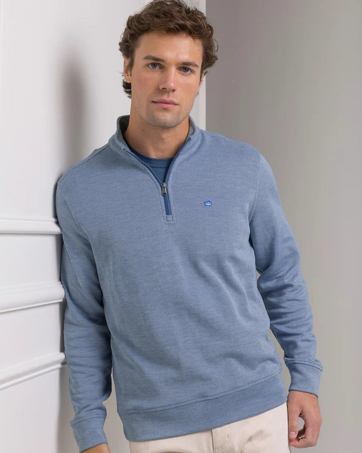 Southern Tide - Sandy Cove 1/4 Zip Nautical Blue