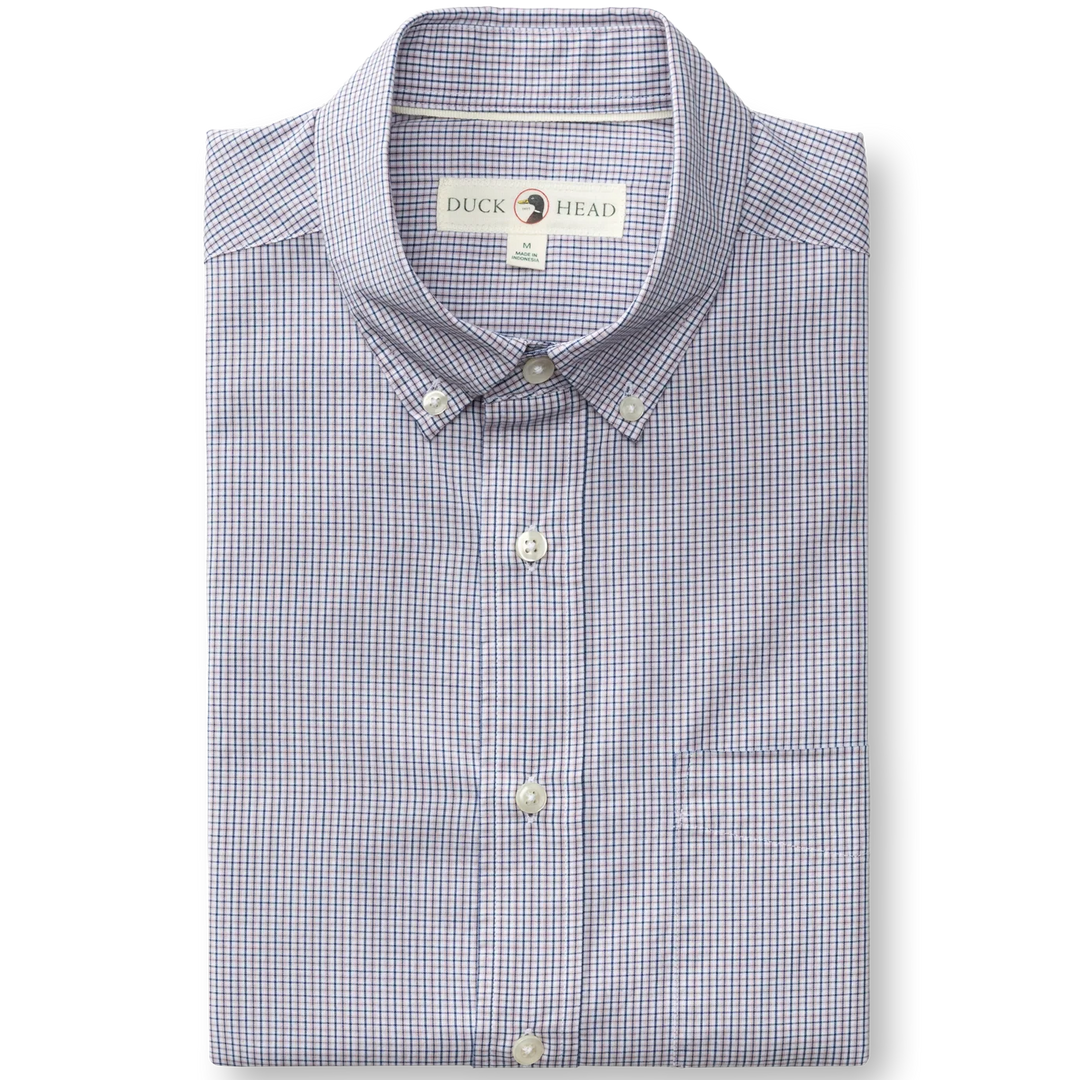 Duck Head - Baltic Plaid Shirt Lavender Blush