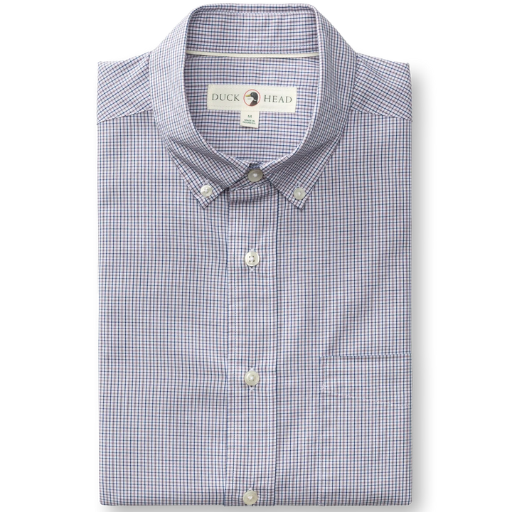 Duck Head - Baltic Plaid Shirt Lavender Blush