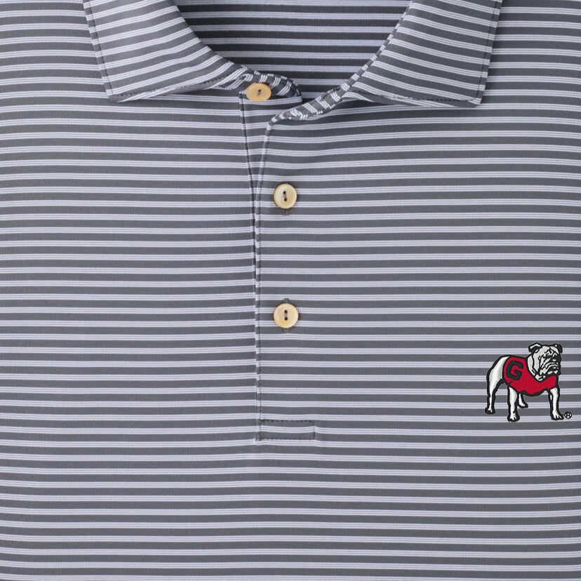Peter Millar - UGA Tiebreaker Polo Iron