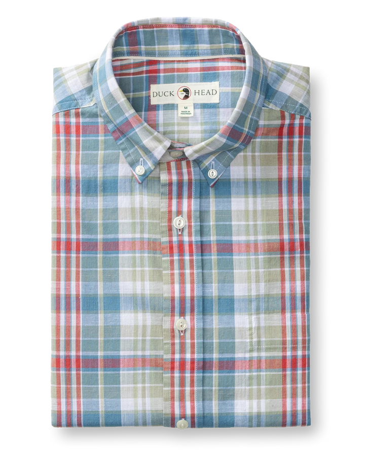 Duck Head - Sport Shirt Sunwashed Blue
