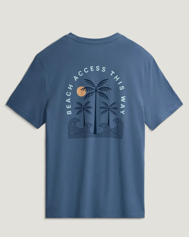 Free Fly - Beach Access T-Shirt Pacific Blue