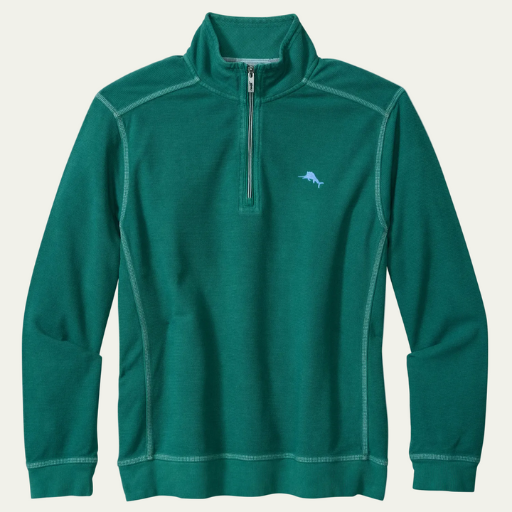 Tommy Bahama - Montego Beach 1/4 Zip Deep Sea Teal