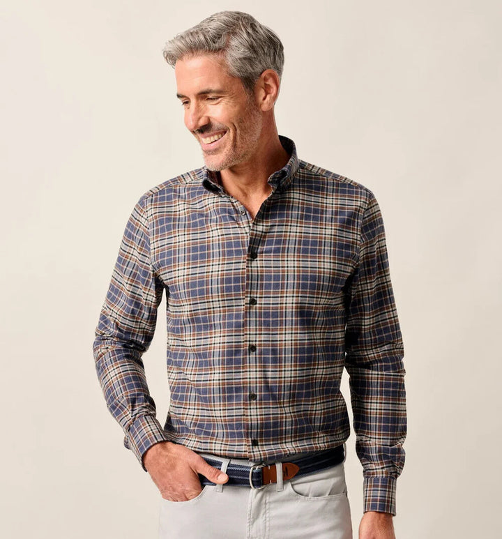 Johnnie-O - Kamper Shirt Charcoal