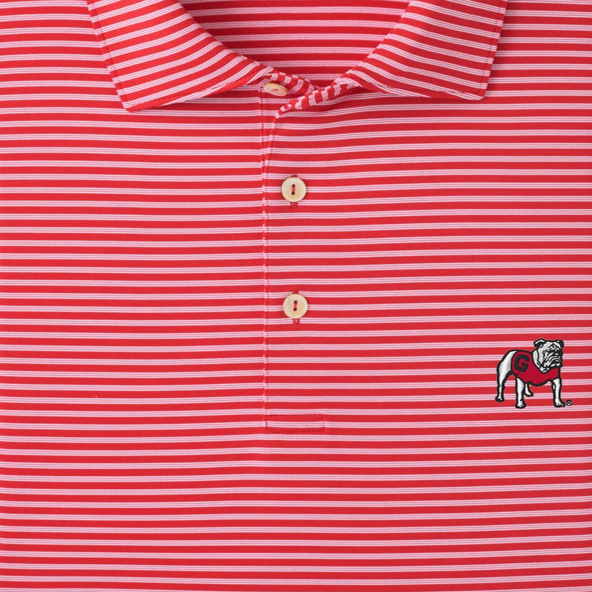 Peter Millar - UGA Tiebreaker Polo Red