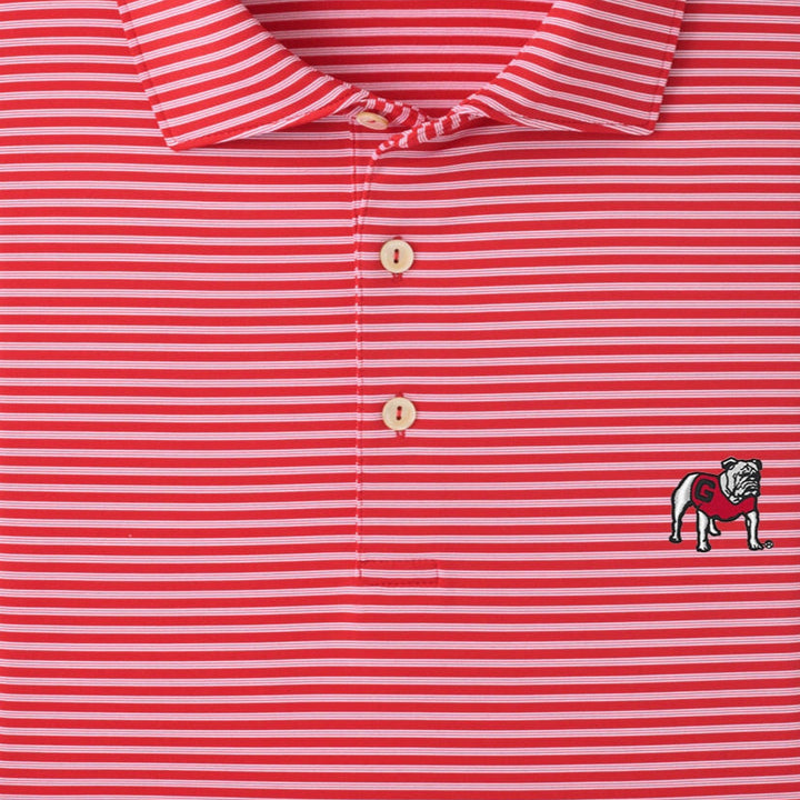 Peter Millar - UGA Tiebreaker Polo Red
