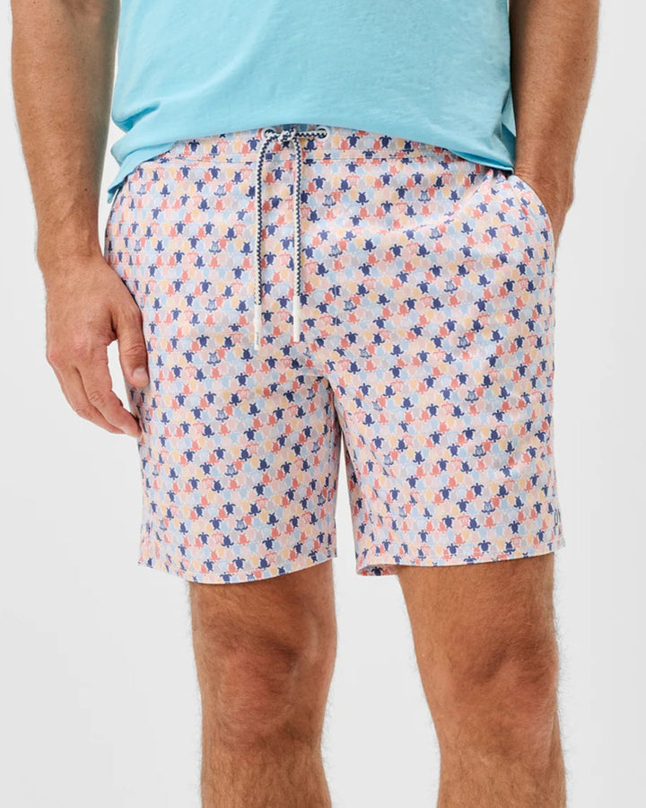 Johnnie-O - Shelly Swim Trunks White