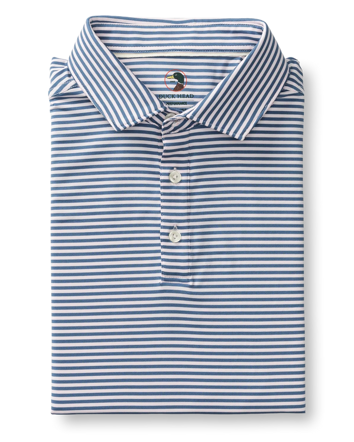 Duck Head - Long Drive Polo Blue Horizon