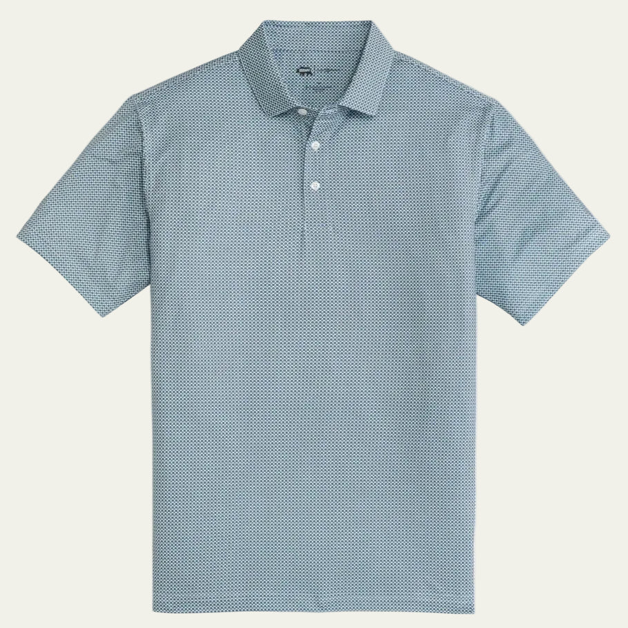 Onward Reserve - League Print Polo Ensign Blue