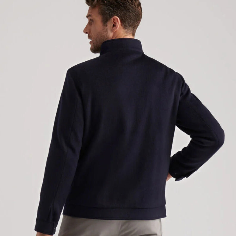 Peter Millar - Crown Flex Merino Bomber Jacket Navy