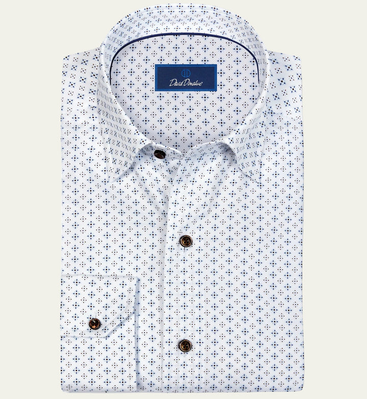 David Donahue - White/Chocolate Shirt