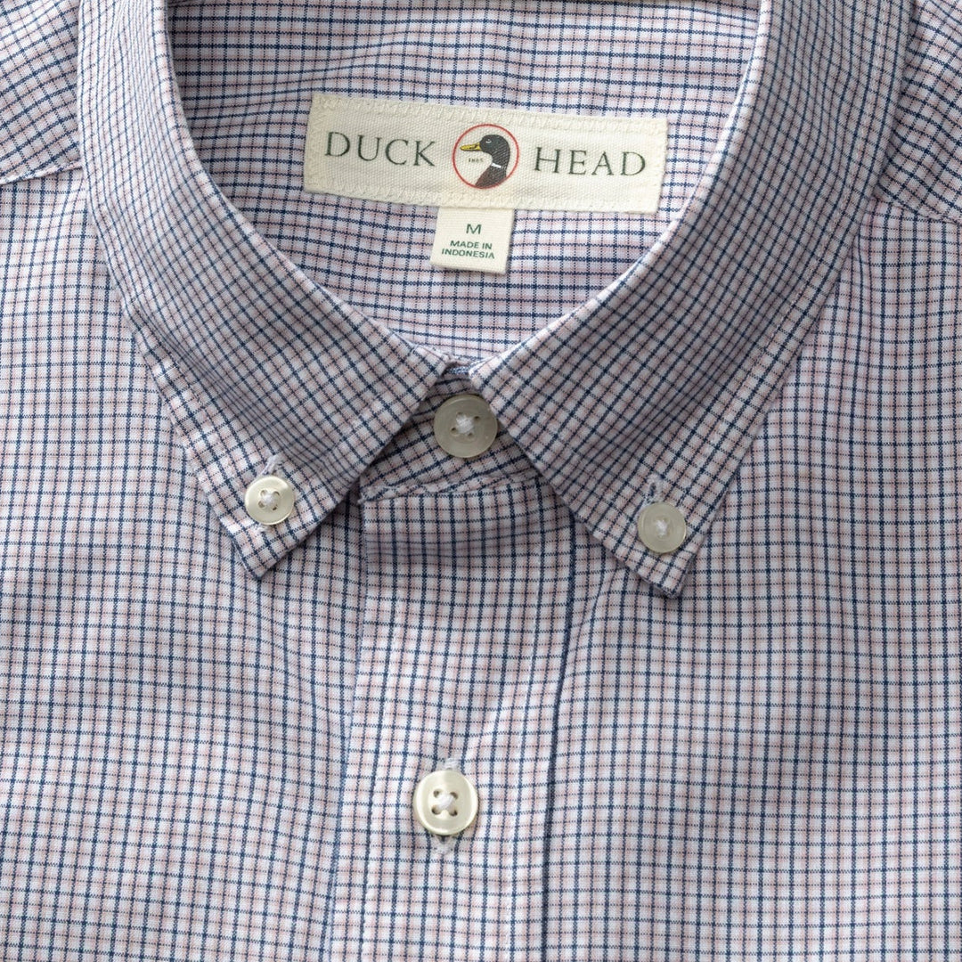 Duck Head - Baltic Plaid Shirt Lavender Blush
