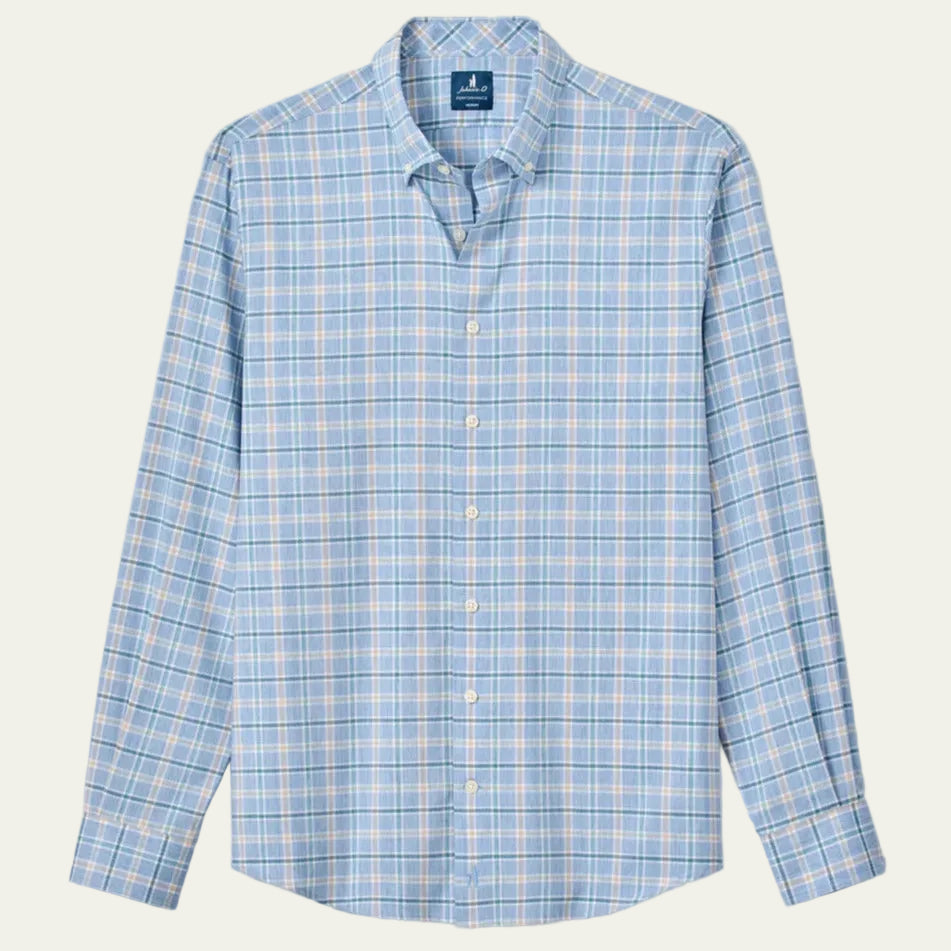 Johnnie-O - Basswood Plaid Shirt Maliblu