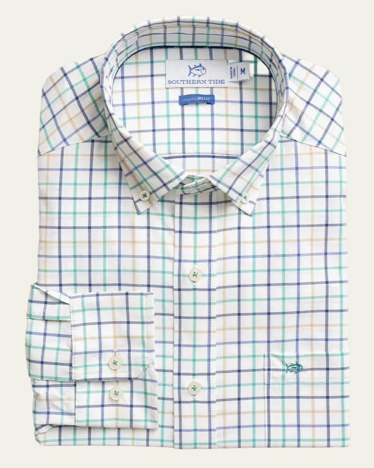 Southern Tide - Tradewind Sport Shirt Persian Green