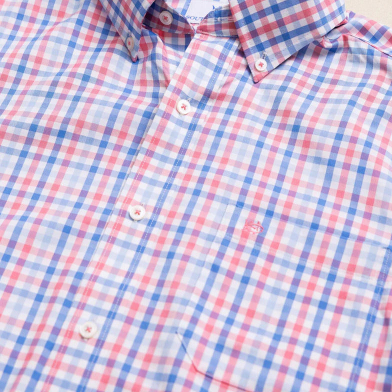 Southern Tide - Palm Valley Shirt Island Pink