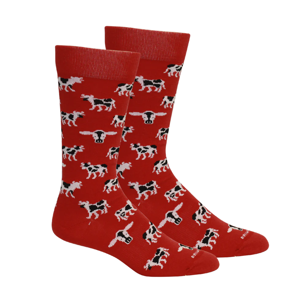Brown Dog Sock Co. - Socks Mabel Cow