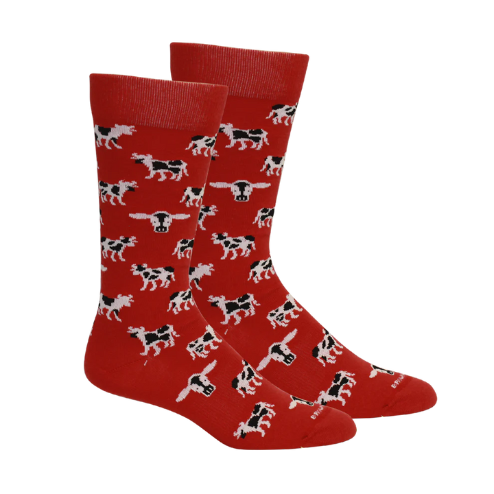Brown Dog Sock Co. - Socks Mabel Cow