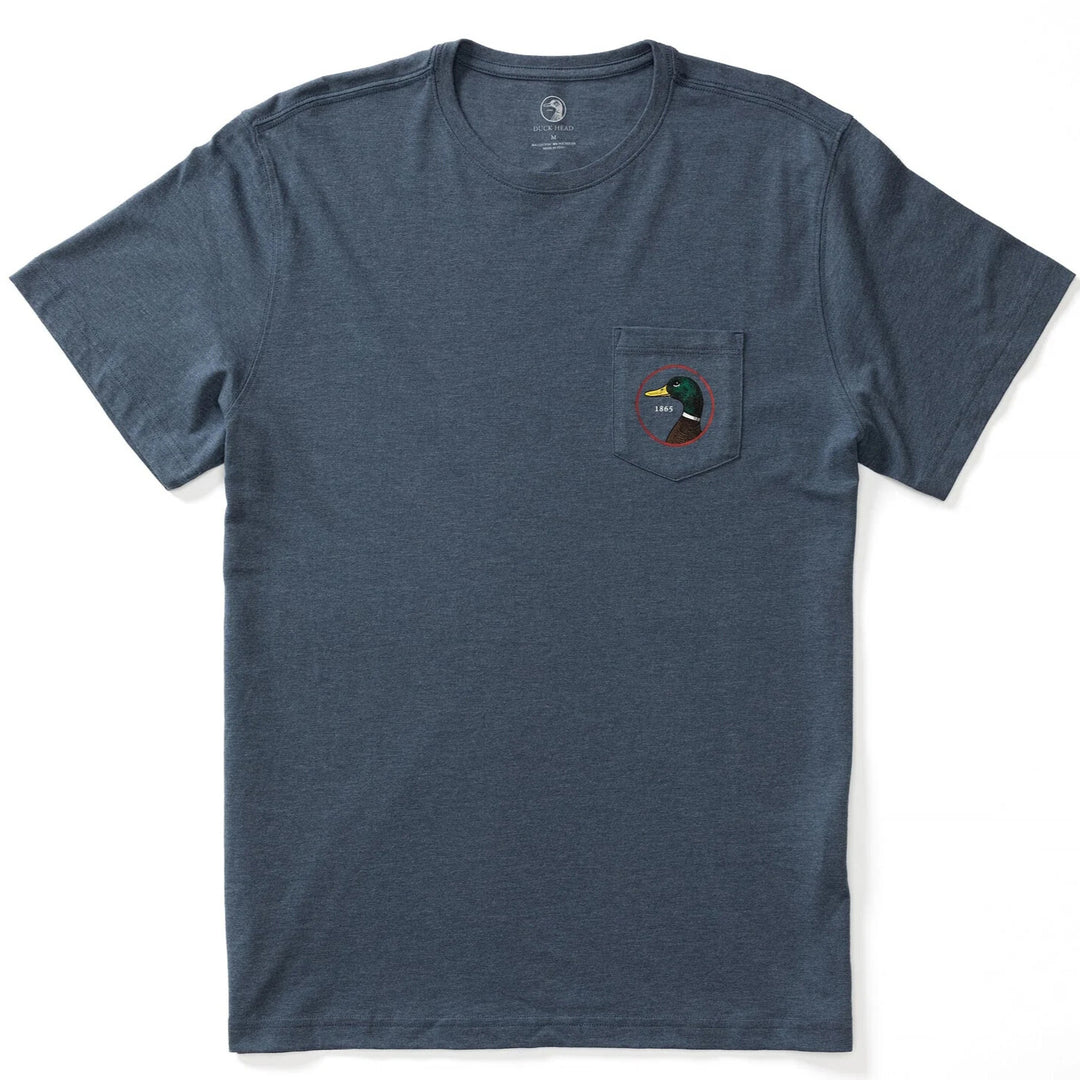 Duck Head - DH Logo T-shirt Heather Navy