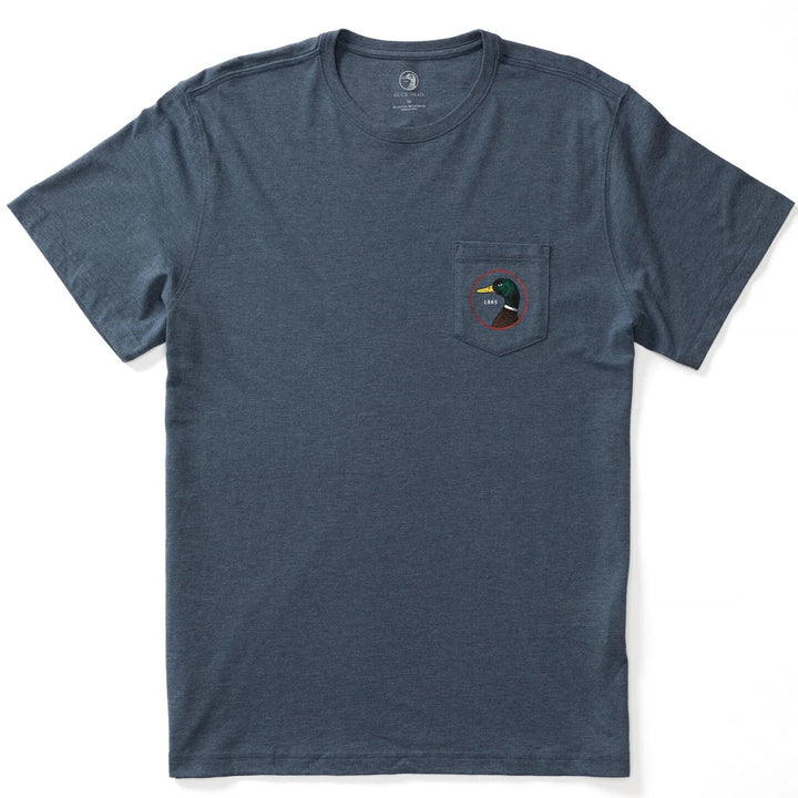 Duck Head - DH Logo T-shirt Heather Navy