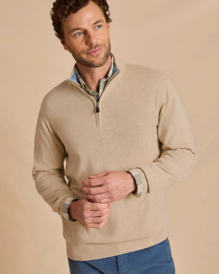 Southern Tide - Whitehaven 1/4 Zip Sand Dunes