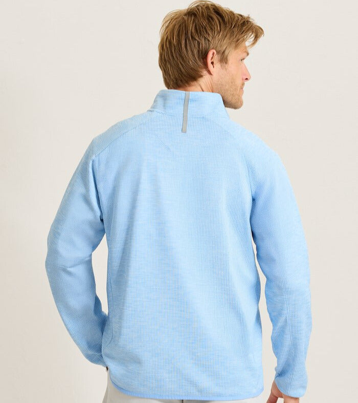 Tommy Bahama - Palm Pro 1/2 Zip Blue Expanse