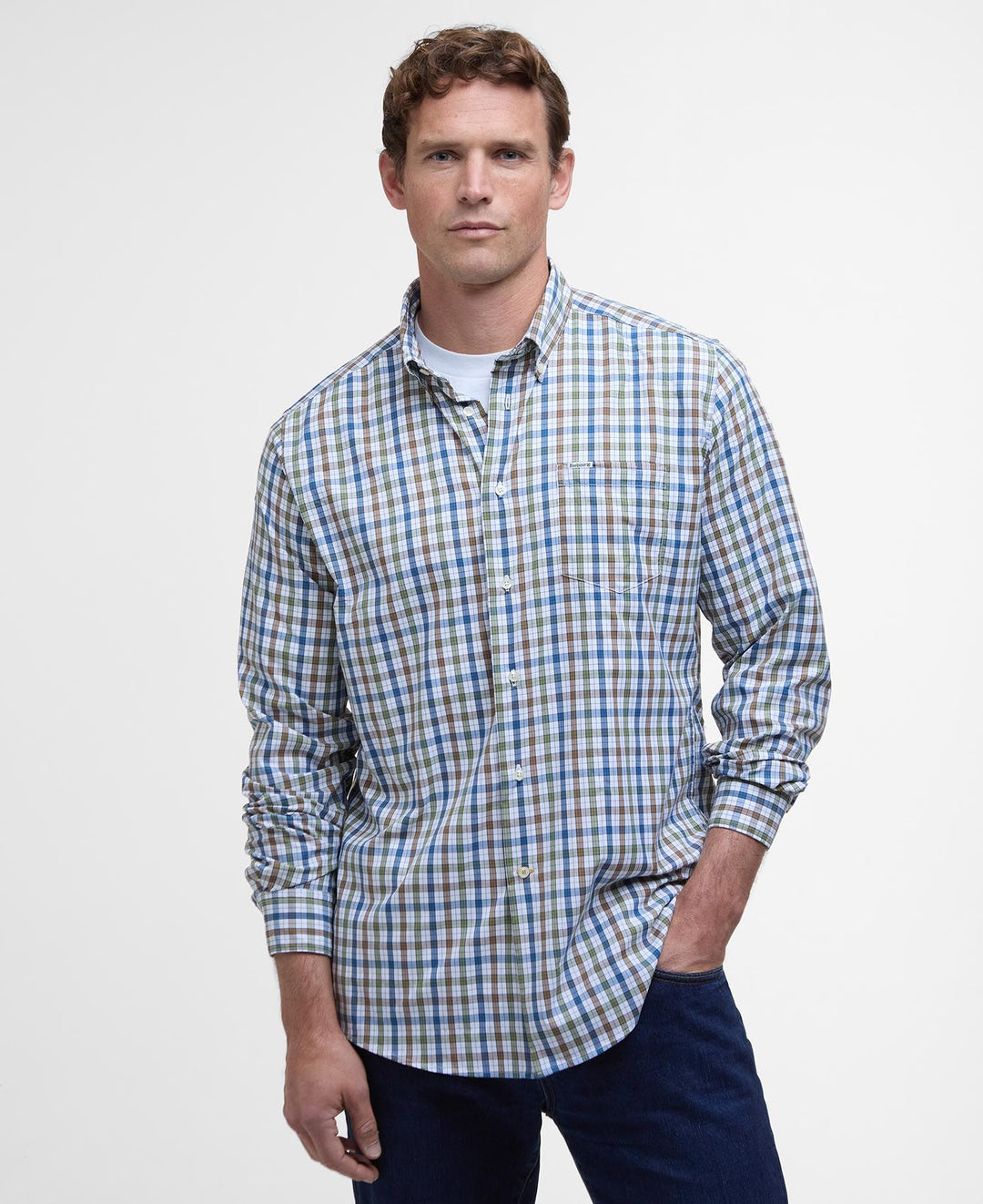 Barbour -  Shirt Hallhill Pine Green
