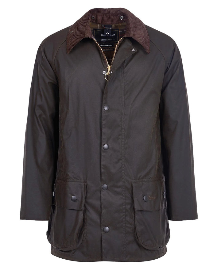Barbour -  Beaufort Waxed Jacket Classic Olive