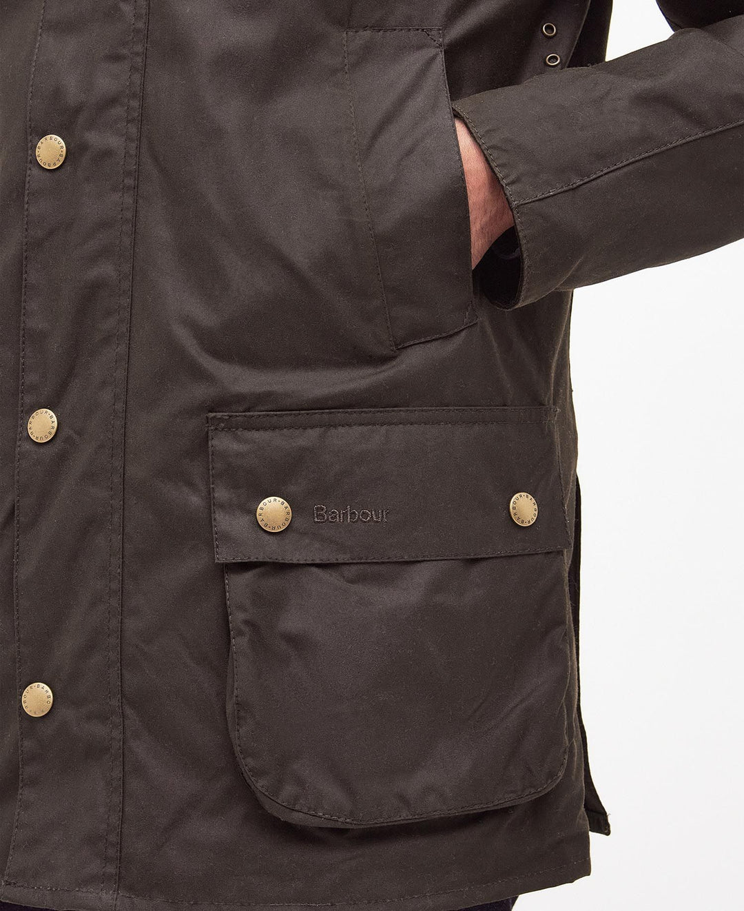 Barbour -  Ashby Waxed Jacket Olive