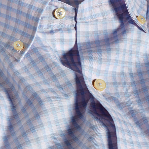 David Donahue - Casual Shirt Pink/Sky