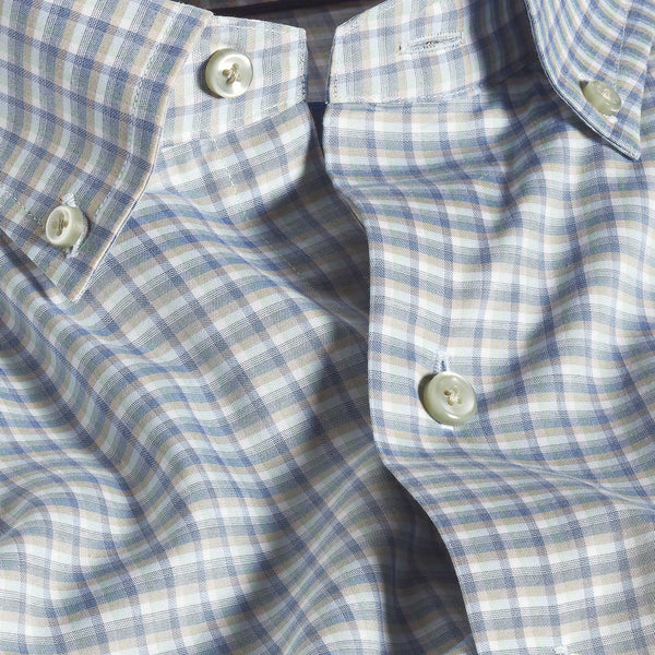 David Donahue - Casual Shirt Sage/Blue