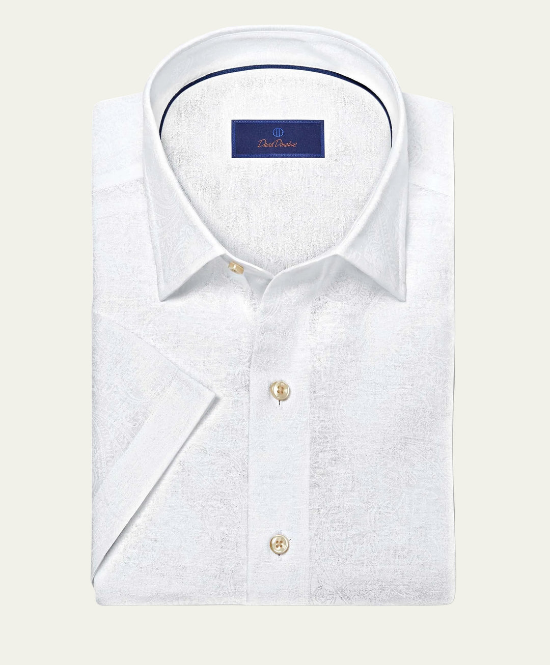 David Donahue - Short Sleeve Shirt White