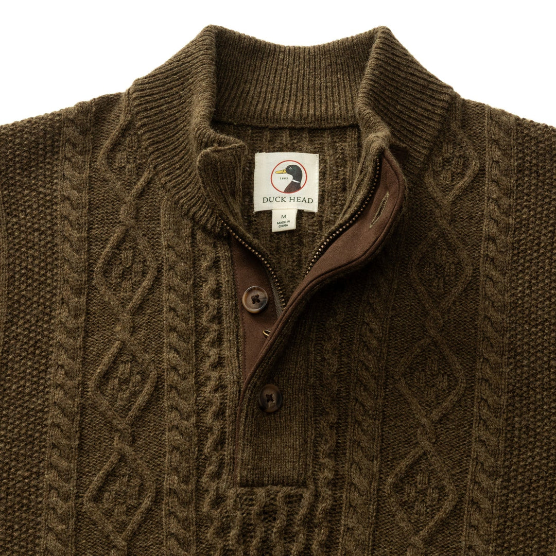 Duck Head - Haines 1/4 Zip Olive