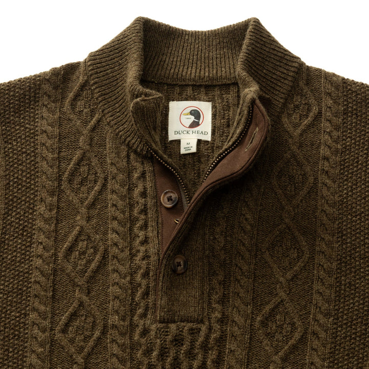 Duck Head - Haines 1/4 Zip Olive