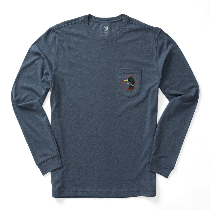 Duck Head - DH Logo Tee Heather Navy