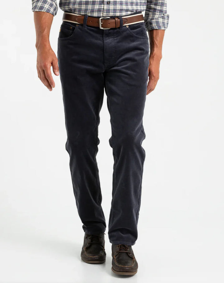 Duck Head - Pants Dk. Navy Holston Five Pocket Corduroy