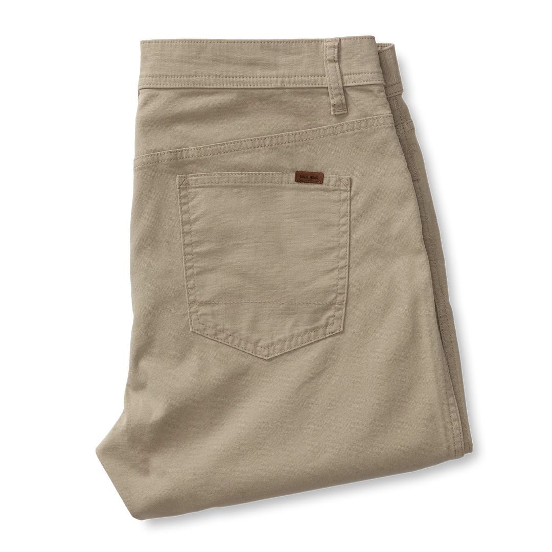 Duck Head - Pants Khaki 1865 Five Pocket Pinpoint Canvas