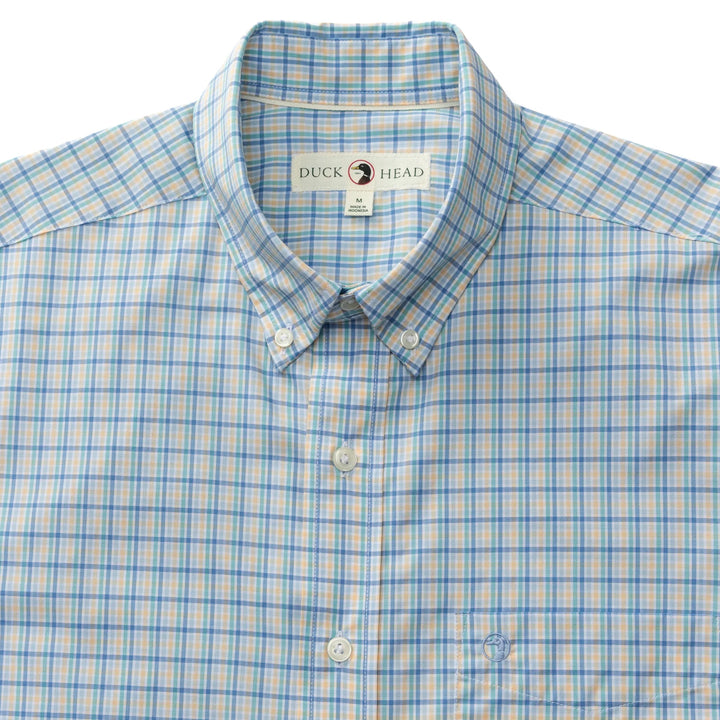 Duck Head - Shirt Bradley Plaid Faded Peach