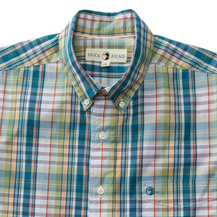 Duck Head - Shirt Cascade Plaid Pear Green