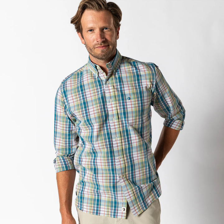 Duck Head - Shirt Cascade Plaid Pear Green