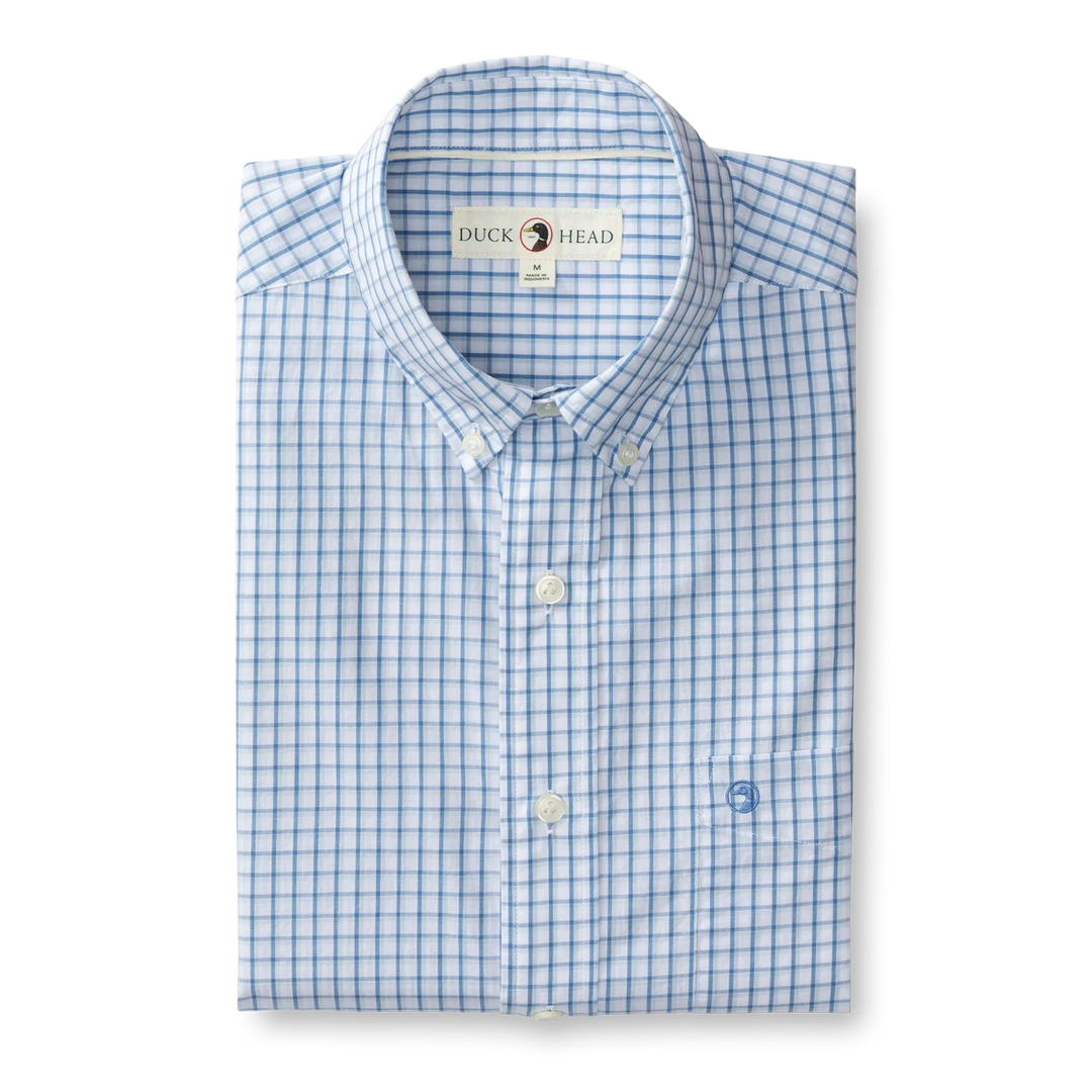 Duck Head - Shirt Edgewood Plaid Lake Blue