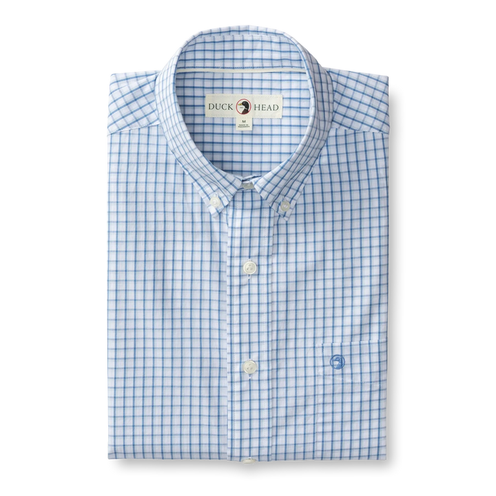 Duck Head - Shirt Edgewood Plaid Lake Blue