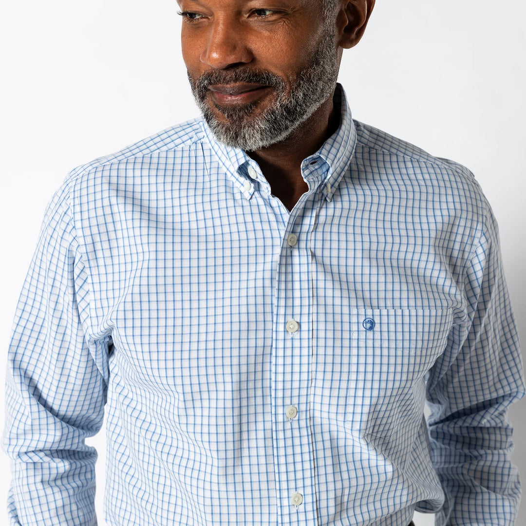 Duck Head - Shirt Edgewood Plaid Lake Blue