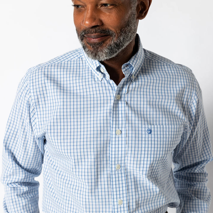 Duck Head - Shirt Edgewood Plaid Lake Blue