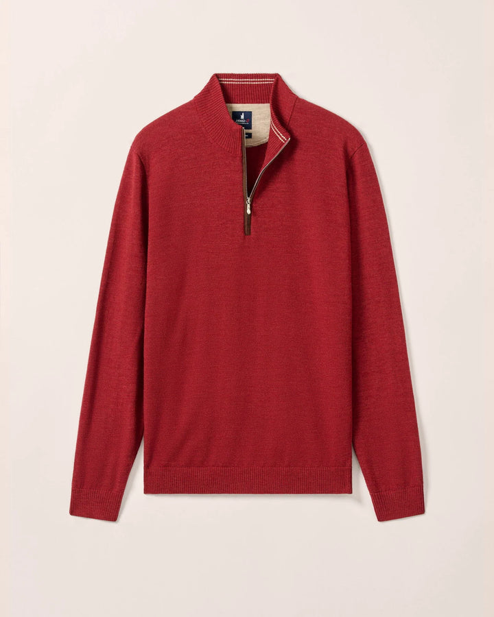 Johnnie-O - Raynor 1/4 Zip Cinnamon