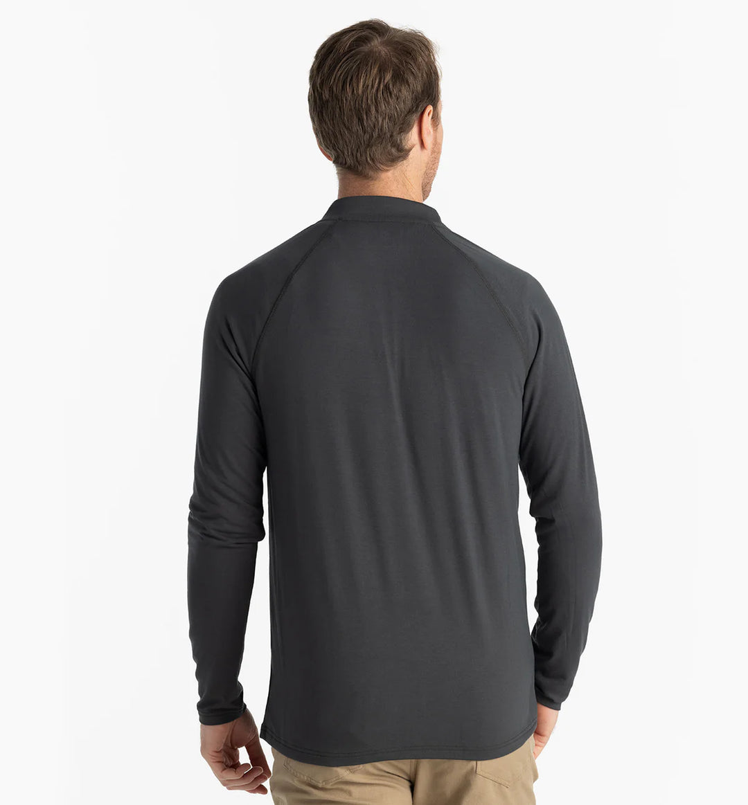 Free Fly - Bamboo Flex 1/4 Zip Black Sand