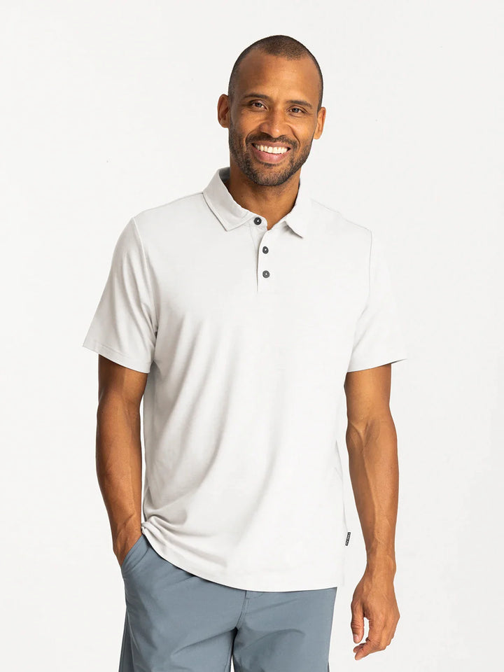 Free Fly - Flex Polo II Bright White