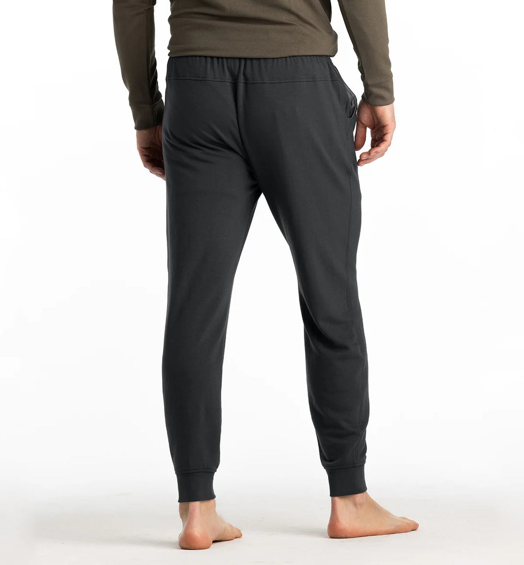 Free Fly - Light Weight Fleece Jogger Black Sand