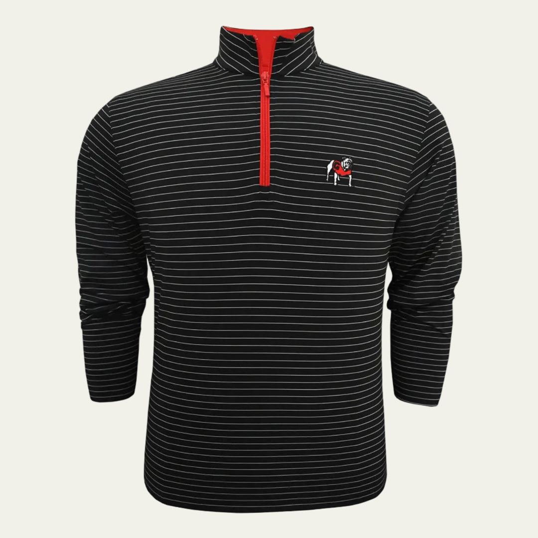 Horn Legend - UGA Black Stripe 1/4 Zip