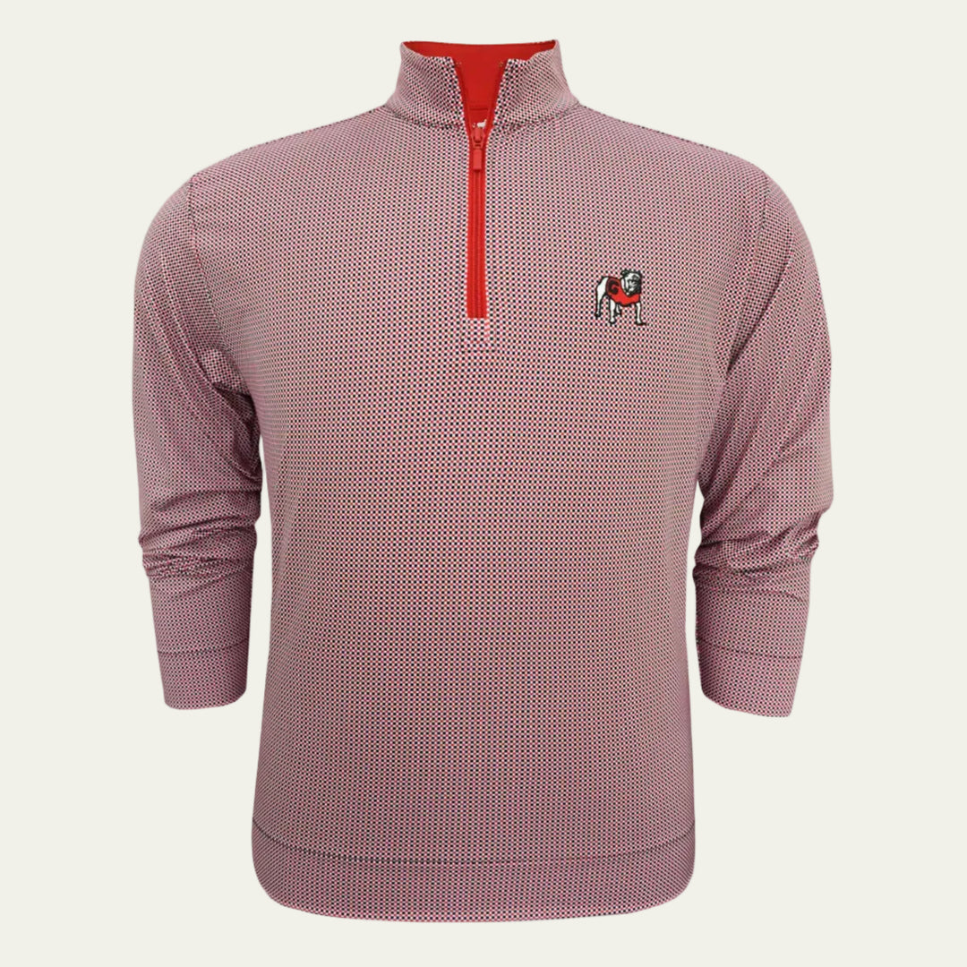 Horn Legend - UGA Particolor Gingham 1/4 Zip