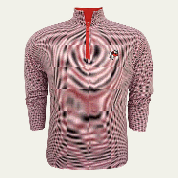 Horn Legend - UGA Particolor Gingham 1/4 Zip